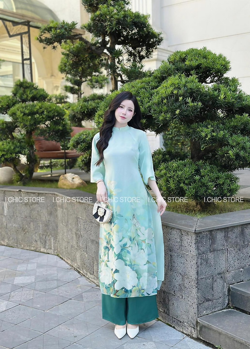 Áo Dài Ngọc Thảo Xanh